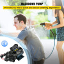 VEVOR mazgāšanas sūknis, 12 V DC, 26 l/min, spiediens līdz 4 bar, pašuzsūcošs ūdens sūknis ar pacēlumu līdz 3 m, EPDM vārsts, universāls sālsūdens filtrs un iekšējais/ārējais vītņots pieslēgums, kemperiem, laivām un jahtām