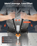 VEVOR manuālās kniedēšanas pistoles komplekts, ar 230 aklajām kniedēm, divroku kniedētājs ar 5 maināmiem uzgaļiem, 5 urbjiem un pārnēsāšanas koferi metāla, auto, mājas un DIY darbiem