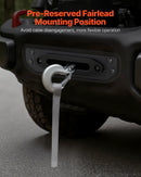 VEVOR Vinčas stiprinājums piekabes āķim Jeep Wrangler JL/JLU un Gladiator JT modeļiem (2018–2023), 2 montāžas atveres, pulverkrāsots tērauds, melns