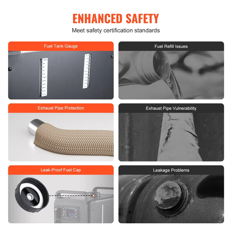 Дизельный воздушный отопитель 12V/24V 8 кВт с управлением через приложение Bluetooth для автомобилей