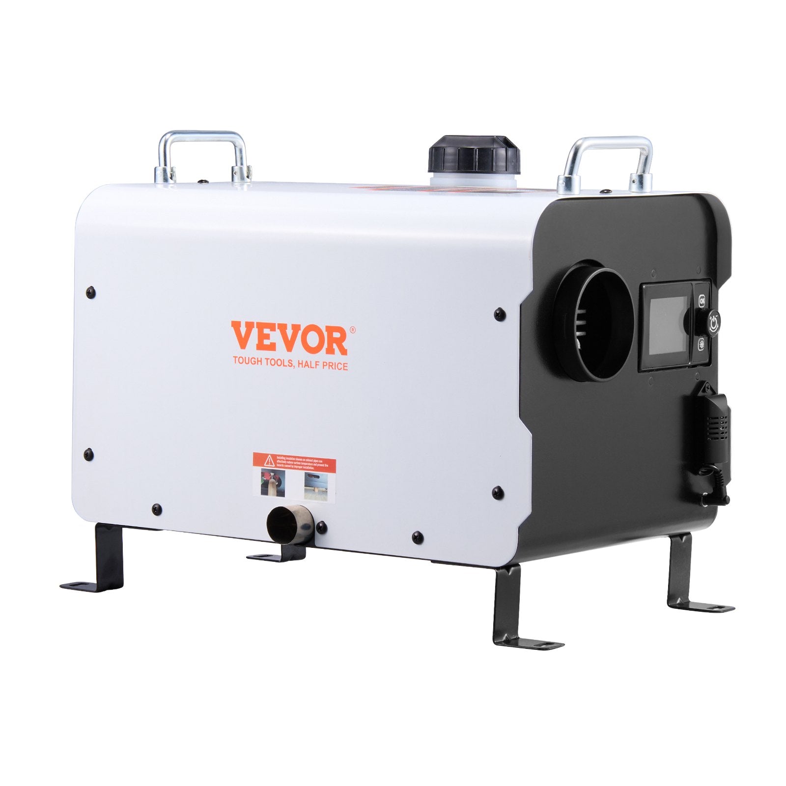 220V un 12V 8KW VEVOR dīzeļa gaisa sildītājs  Bluetooth APP tālvadības pults lietošanai ārpus telpām