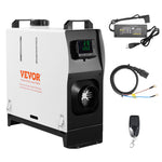 220V un 12v VEVOR 5–8 kW dīzeļsildītājs, dīzeļa gaisa sildītājs viss vienā ar tālvadības pulti un LCD ekrānu, ātra uzsildīšana, zems trokšņa līmenis, pārnēsājams dīzeļsildītājs kravas automašīnām, furgoniem un kemperiem