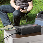 VEVOR чистая синусоида инвертор преобразователь мощности 1000W DC12V AC230V, инвертор LCD, пульт дистанционного управления, CE