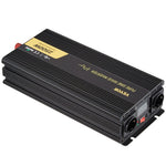 VEVORi puhas siinuslaine inverter 2500W DC 12V kuni AC 230V, USB port, LCD ekraan, kaugjuhtimispult, turvakaitsed ja energiamuundur, mis sobib RV, veoautodele, paatidele ja hädaolukordadele.