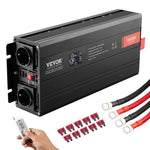 VEVOR puhta siinuslaine inverter 3000 W DC12V AC230V inverter LCD, kaugjuhtimispult, CE