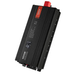 VEVOR puhta siinuslaine inverter 3000 W DC12V AC230V inverter LCD, kaugjuhtimispult, CE