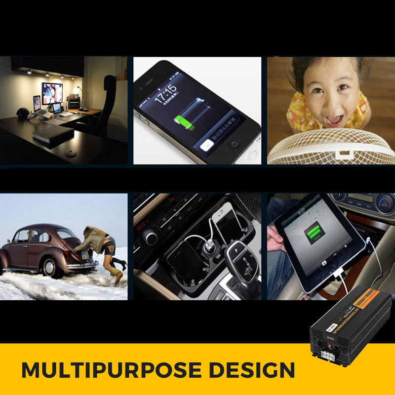 VEVOR 5000W 24V 230V pure sine wave inverter generator 10000W MAX