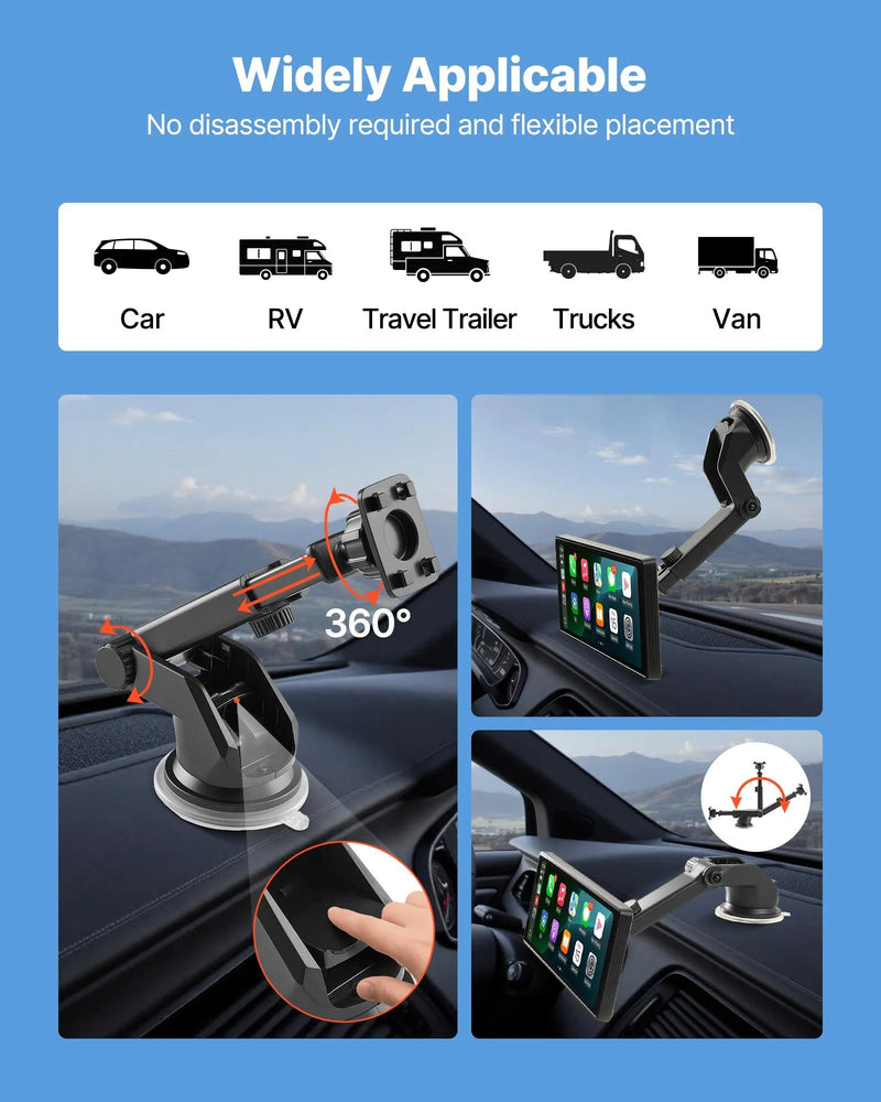 Auto multimediju atskaņotājs ar skārienekrānu 254 mm, Apple CarPlay, Android Auto, Bluetooth