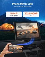 Auto multivides sistēma ar 22,9 cm skārienekrānu, Apple CarPlay, Android Auto, priekšējo/aizmugurējo kameru