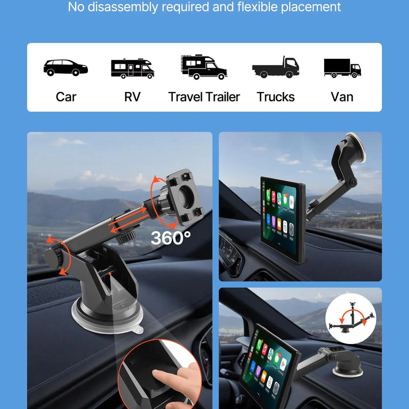 Auto multivides sistēma ar 22,9 cm skārienekrānu, Apple CarPlay, Android Auto, priekšējo/aizmugurējo kameru