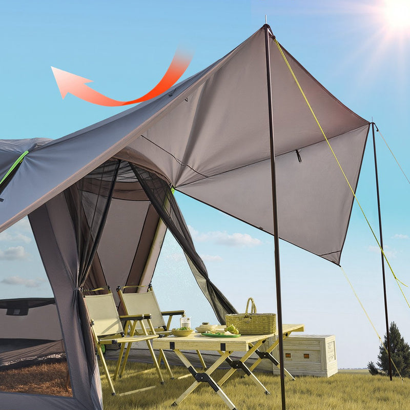 VEVOR SUV telts kempingam ar nojumi, ūdensizturīga, 5-8 personām