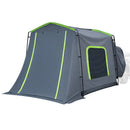 VEVOR liela SUV telts 5–9 personām, 3,23 x 2,44 m visu sezonu bagāžnieka telts ar ventilējamu durvju paneli un sieta logiem, PU3000 mm ūdensizturīga divējādas lietošanas auto aizmugures durvju telts kempingam un pārgājieniem