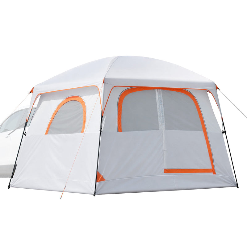 VEVOR SUV telts 6 personām 3,05 × 2,74 m, 3 sezonu bagāžnieka telts ar ventilējamām durvīm un sieta logiem, PU2000 mm ūdensizturība, divējāda lietošana, piemērota kempingam un pārgājieniem