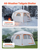 VEVOR SUV telts 6 personām 3,05 × 2,74 m, 3 sezonu bagāžnieka telts ar ventilējamām durvīm un sieta logiem, PU2000 mm ūdensizturība, divējāda lietošana, piemērota kempingam un pārgājieniem