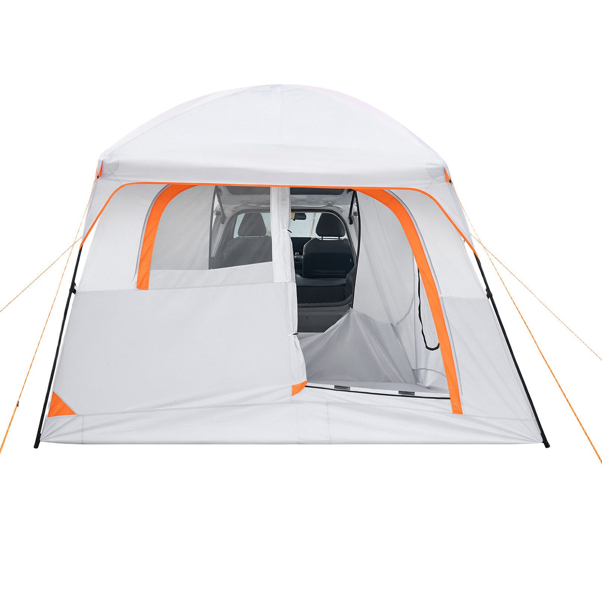 VEVOR SUV Tent for 6 People, 3.05 × 2.74 m, 3-season roof rack tent with ventilated doors and mesh windows, PU 2000 mm water resistance, dual-purpose, suitable for camping and hiking
