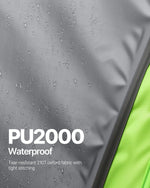 VEVOR Automobiļa Telts 2400 x 2400 x 2150 mm, Ūdensnecaurlaidīga (PU2000), Piemērota 5-8 Personām