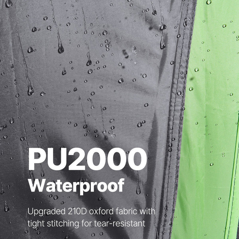 VEVOR Kravas Automobiļa Telts 244–250 cm, Ūdensnecaurlaidīga (PU2000) Pikapa Gultas Kempinga Telts, Piemērota 2–3 Personām