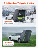 VEVOR SUV telts ar saules nojumi, visu sezonu bagāžnieka telts, PU2000 mm ūdensizturīga auto aizmugures durvju kempinga telts, pārnēsājama saules aizsardzības patversme ar pārnēsāšanas somu pārgājieniem brīvā dabā