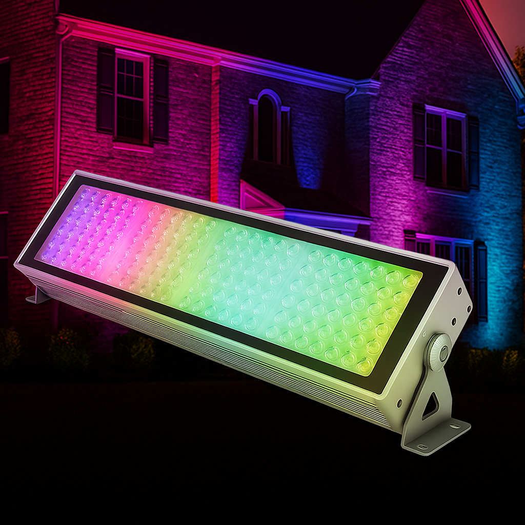 FUTC13 100W RGB+CCT viedais LED dārza prožektors (2.4 GHz)