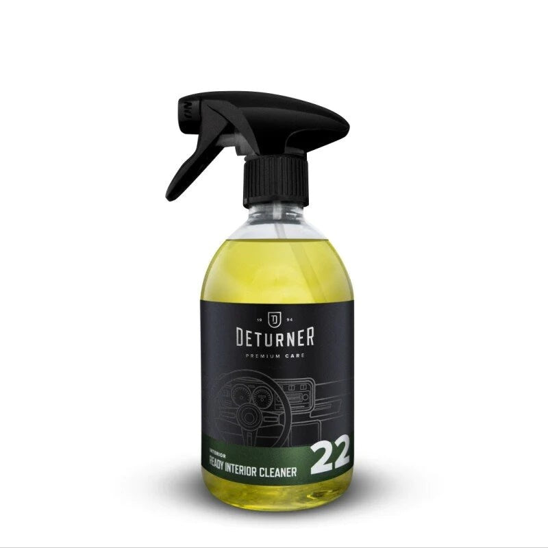 DETURNER READY INTERIOR CLEANER - Universāls interjera tīrīšanas līdzeklis 500ml. Paredzēts tīrīt ādu, audumu, plastmasu, vinilu u.c.