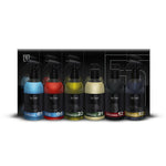 DETURNER DETAILING SET - autode puhastuskomplekt 6x250ml. Komplekti kuuluvad sisepuhastusvahend, interjööri kaitsevahend, rehvipoolaine, keraamiline vaha, klaaspuhastusvahend ja nanovaha.