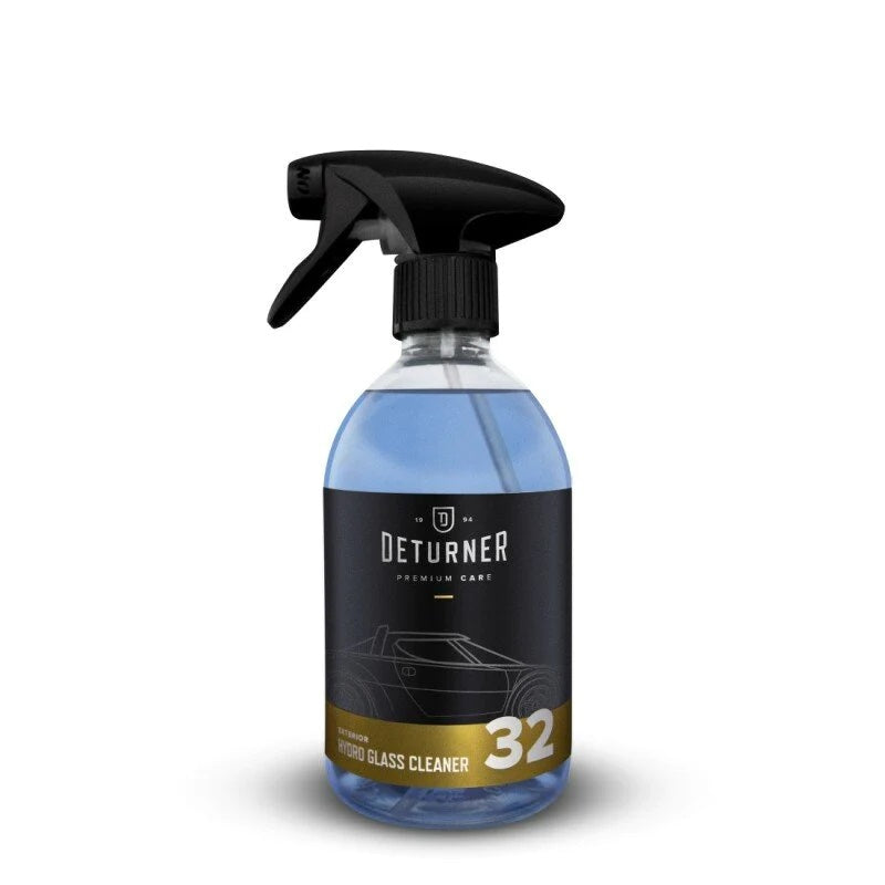 Glass cleaner 500ml, DETURNER HYDRO GLASS CLEANER, which makes the treated surface water-repellent (hydrophobic)