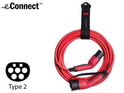 250V 7.4KW DEFA eConnect charging cable mode3, Connector : TYPE2-TYPE2