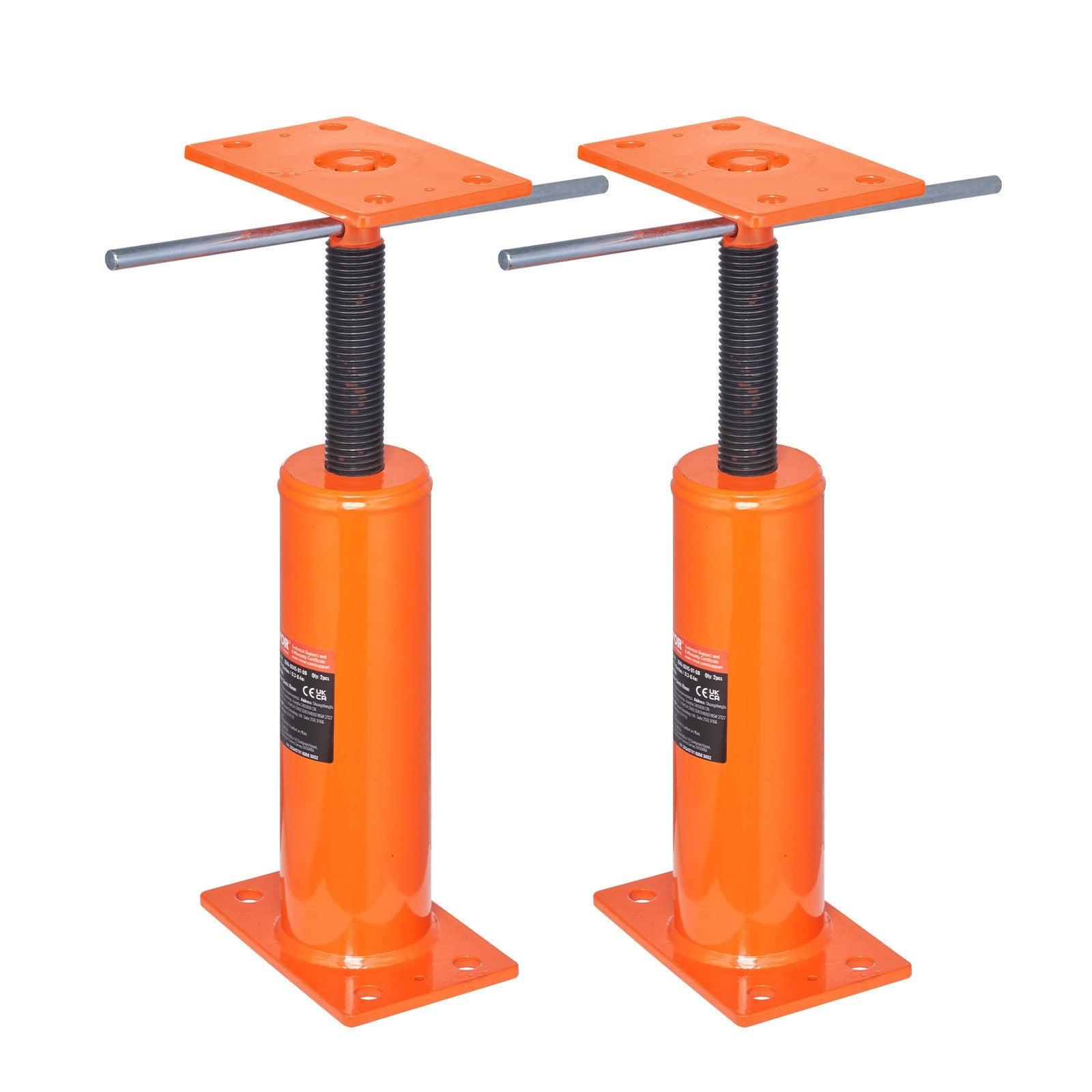 VEVOR 2 gabali regulējami grīdas pacēlāji mājas grīdas izlīdzināšanai, pacelšanas augstums 304,8-406,4 mm