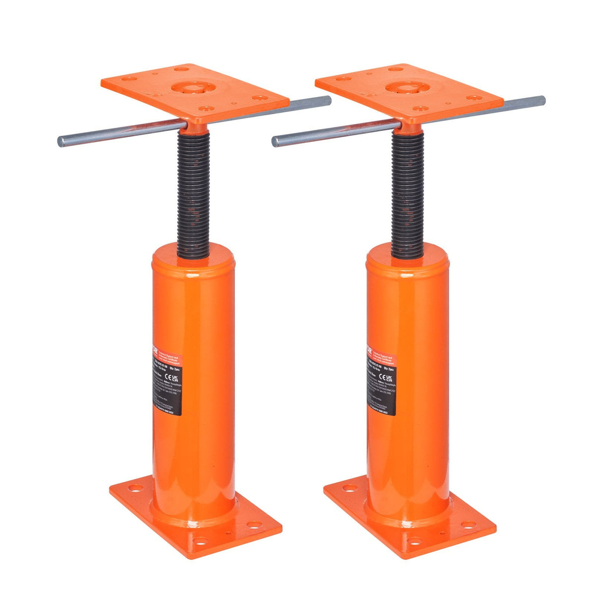 VEVOR 2 gabali regulējami grīdas pacēlāji mājas grīdas izlīdzināšanai, pacelšanas augstums 304,8-406,4 mm