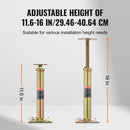 VEVOR 4 gabali regulējami grīdas pacēlāji mājas grīdas izlīdzināšanai, pacelšanas augstums 29,46-40,64 cm