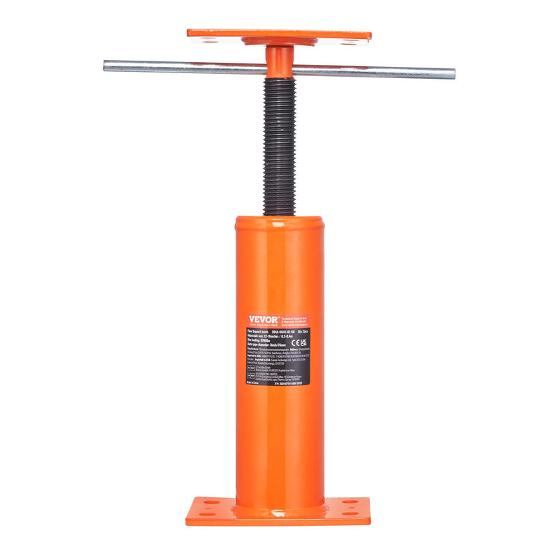 VEVOR Regulējams grīdas domkrats mājas grīdas izlīdzināšanai, pacelšanas augstums 30,48–40,64 cm