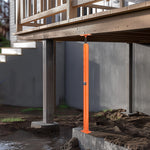 VEVOR Regulējams grīdas domkrats mājas grīdas izlīdzināšanai, pacelšanas augstums 137-381 cm