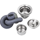 VEVOR  virtuves izlietne, nerūsējošais tērauds, 1 nodalījums, 41 x 39 x 25 cm, ar labo platformu