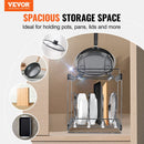 Divlīmeņu izvelkams plaukts pannām un vākiem, 30,5 cm, regulējams, tērauds