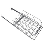 VEVOR izvelkams plaukts pannu un cepšanas plāksnēm, 32 cm, regulējami stieņu dalītāji, tērauda vāku turētājs