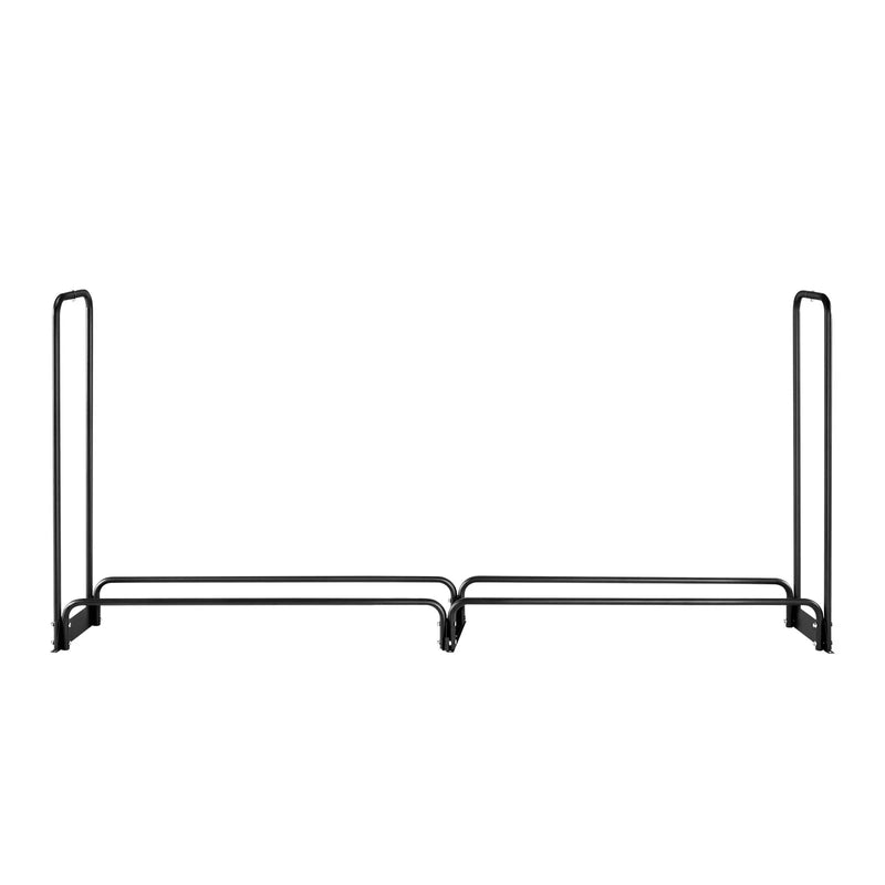 VEVOR āra malkas statīvs ar 600D Oxford ūdensizturīgu pārsegu, 2,4 m malkas turētājs, 1/2 korda ietilpība, izmēri 244 × 36 × 117 cm, pastiprināta tērauda konstrukcija kamīnam un terasei