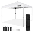 VEVOR Retractable awning 305 x 305 cm, with wheel storage bag and special accessories bag, white