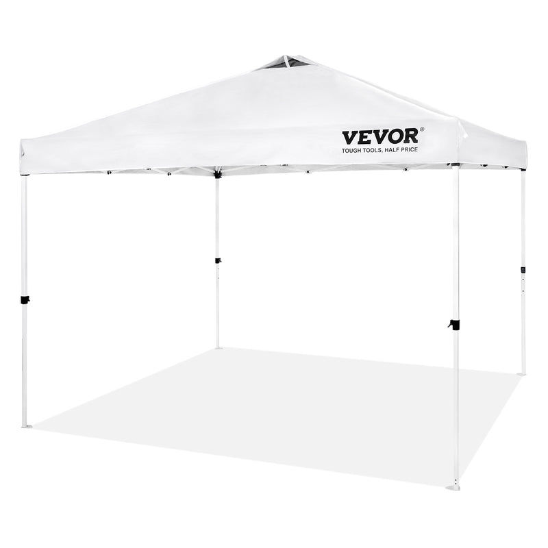 VEVOR Retractable awning 305 x 305 cm, with wheel storage bag and special accessories bag, white