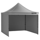 VEVOR Pop-up shed 3x3 m with side walls, dark grey