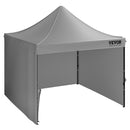 VEVOR Pop-up shed 3x3 m with side walls, dark grey