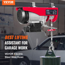 VEVOR elektriline tõstuk, 600 kg tõstevõime, 1150 W, 220 V terasest trossivints juhtmevaba kaugjuhtimispuldiga, 12 m tõstekõrgus (ühe trossi), puhas vaskmootor, sobib garaaži, lao, tehase jaoks