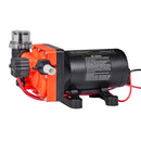 VEVOR kempera ūdens sūknis, 12 V DC, 22,7 l/min, 4 kameru pašuzsūcošs diafragmas sūknis ar automātisko spiediena slēdzi, maks. spiediens 4,8 bar, darbība pēc pieprasījuma kemperiem, karavānām, laivām, jahtām un automazgāšanai