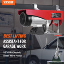 VEVOR elektriskā pacēlāja vinča 1200 kg ar 4,3 m vadu tālvadības pulti, 230V