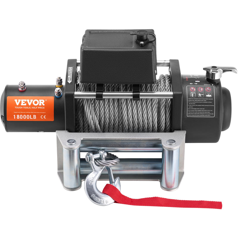 VEVOR elektriline veoautovints - 8164 kg terastrossiga, IP65 kaitsega ja kaugjuhtimispuldiga