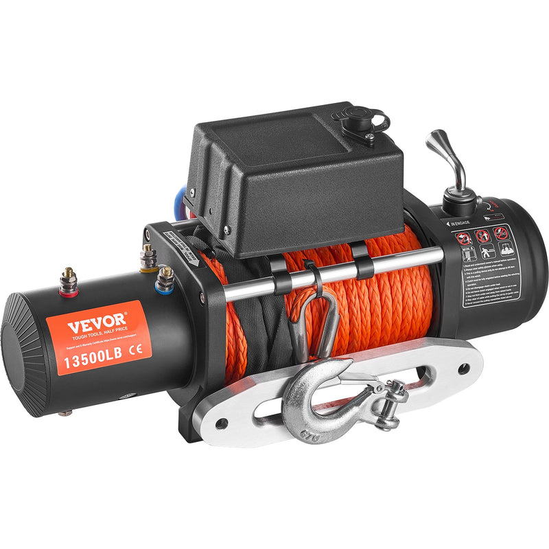 VEVOR raske elektriline veoauto vints 6,12 kg - sünteetiline tross, veekindel, kaugjuhtimispuldiga