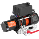 VEVOR elektriskā vinča kravas auto vajadzībām, 2722 kg vilkšanas jauda, ar sintētisko trosi, ūdensizturīga, ar tālvadības pulti