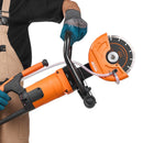 VEVOR elektriskais betona zāģis, 180 mm ripzāģis ar 2000 W jaudu, maksimālais griešanas dziļums 64 mm, piemērots mitrai un sausai griešanai, ar ūdens padeves līniju, sūkni un griezējdisku, paredzēts akmens un ķieģeļu griešanai