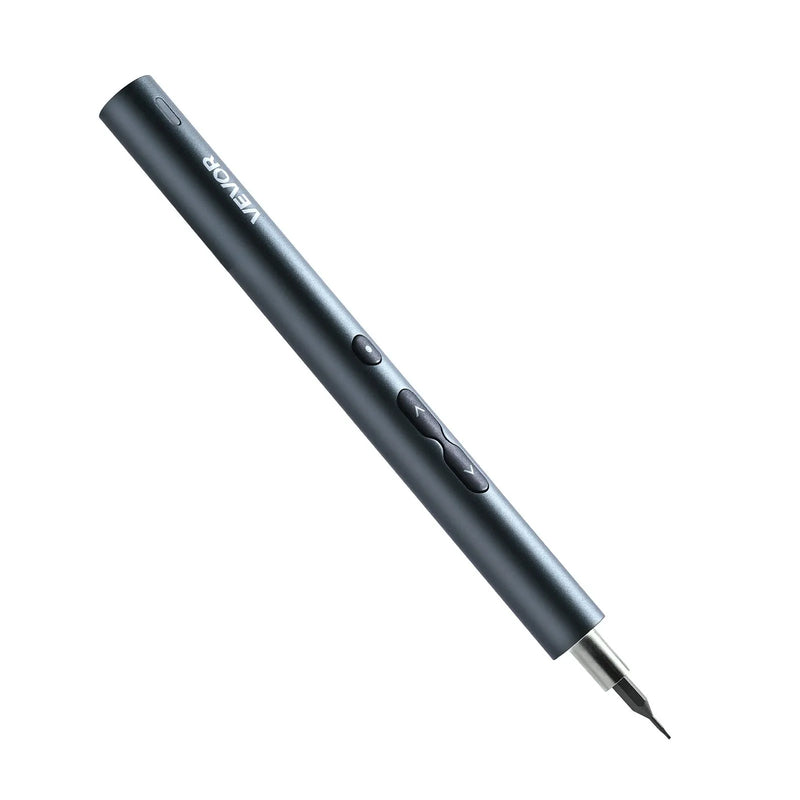 VEVOR elektriskais precīzijas skrūvgriežu komplekts ar 48 magnētiskiem uzgaļiem, mini elektrisko skrūvgriezi un magnētisku uzglabāšanas kārbu, S2 tērauda uzgaļiem, LED apgaismojumu un Type-C uzlādi, piemērots telefonu, klēpjdatoru un elektronikas remontam