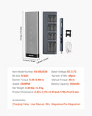 VEVOR elektriskais precīzijas skrūvgriežu komplekts ar 48 magnētiskiem uzgaļiem, mini elektrisko skrūvgriezi un magnētisku uzglabāšanas kārbu, S2 tērauda uzgaļiem, LED apgaismojumu un Type-C uzlādi, piemērots telefonu, klēpjdatoru un elektronikas remontam