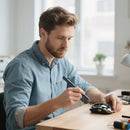 VEVOR elektriskais precīzijas skrūvgriežu komplekts ar 48 magnētiskiem uzgaļiem, mini elektrisko skrūvgriezi un magnētisku uzglabāšanas kārbu, S2 tērauda uzgaļiem, LED apgaismojumu un Type-C uzlādi, piemērots telefonu, klēpjdatoru un elektronikas remontam